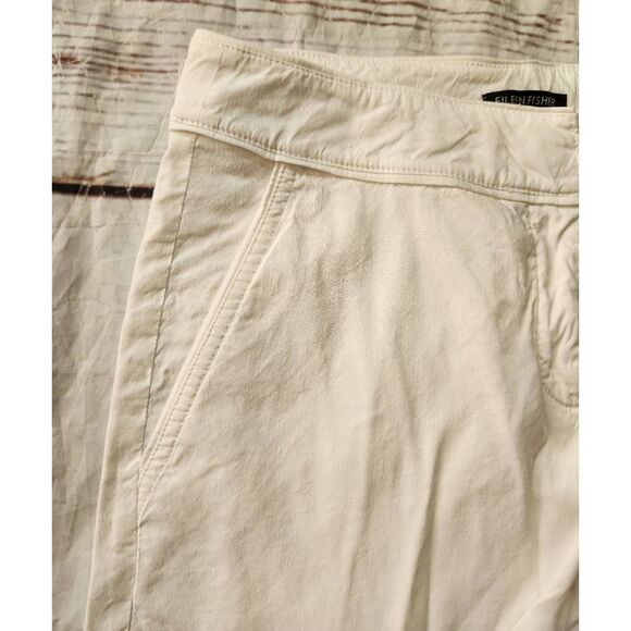 Eileen Fisher Linen Blend Bermuda Shorts Size 4 - Picture 3 of 5